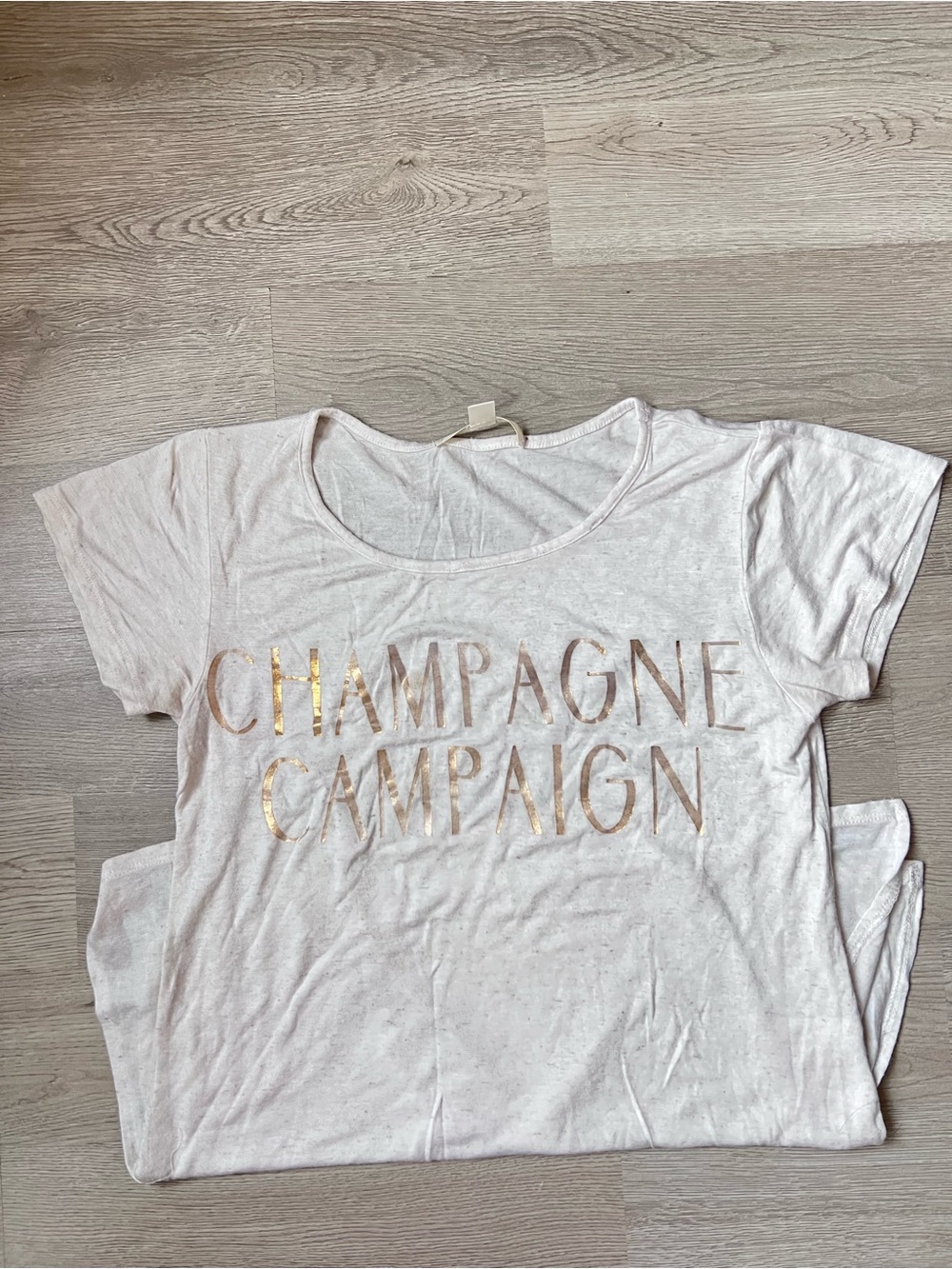 Champagne Graphic Short Sleeve Tee